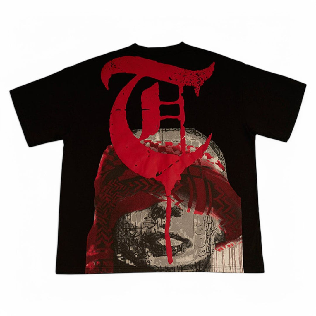 Trnchs "COURAGE" Black Tee