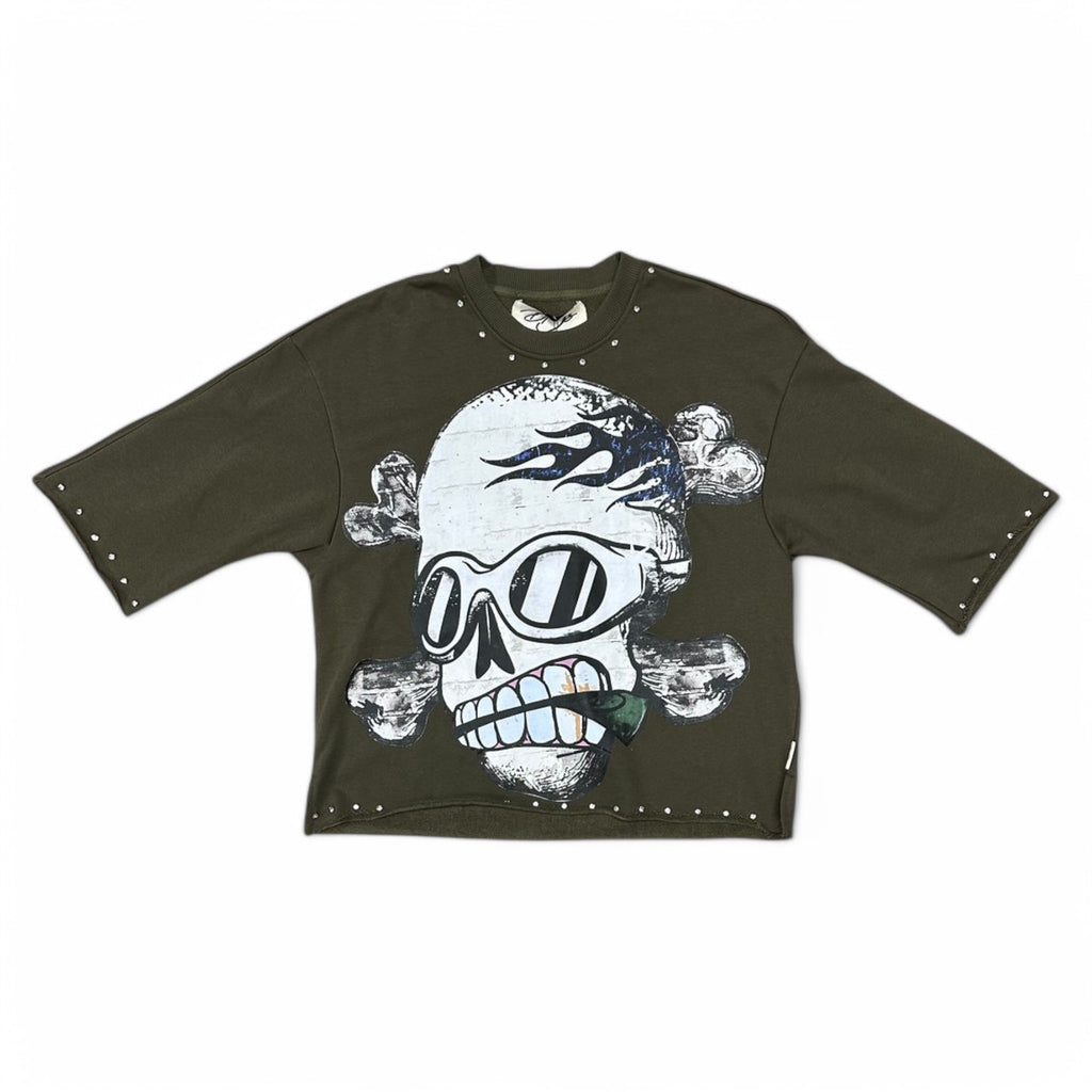 BKYS Pexce Cropped Tee Olive – Purple Carpet Miami