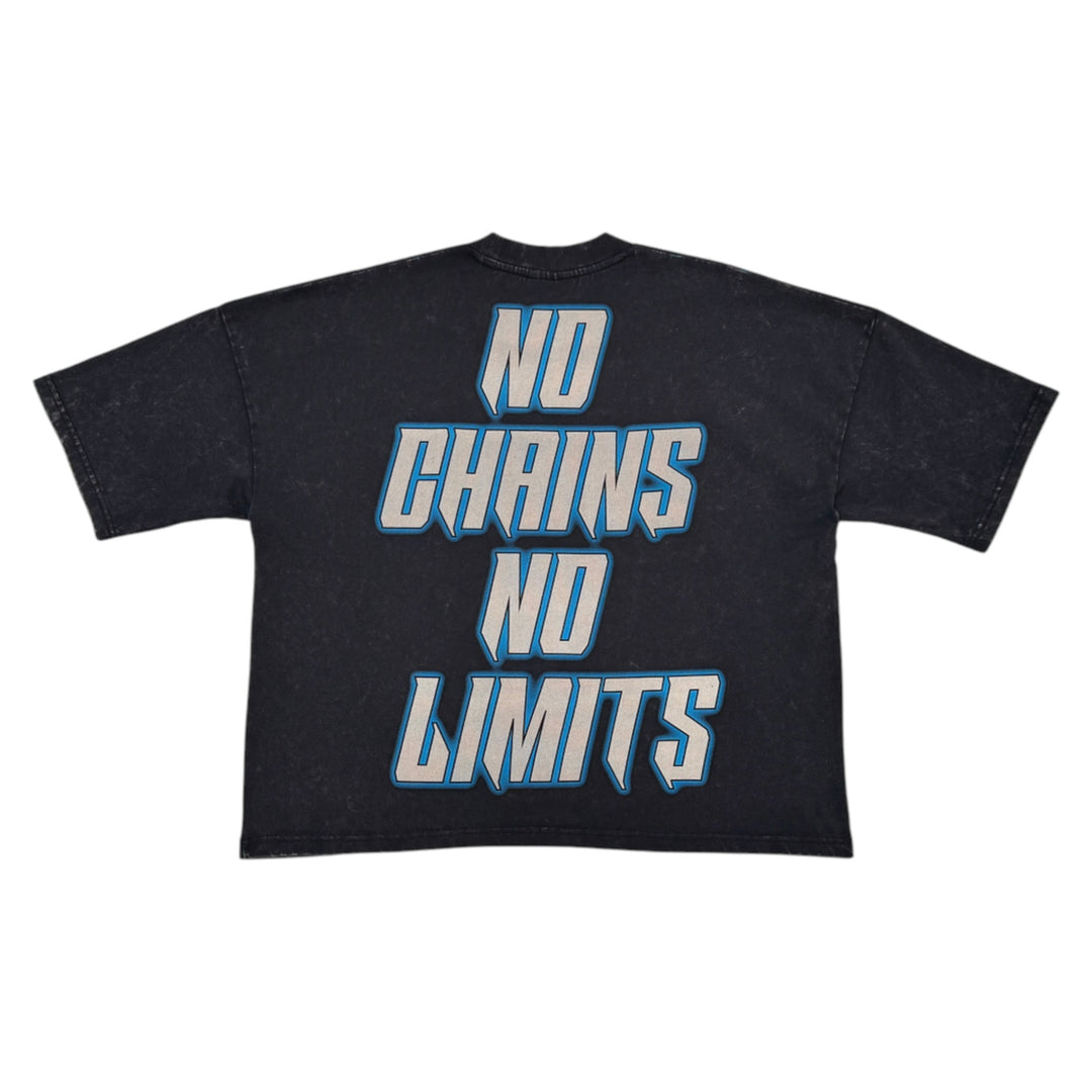 Stray Forever Free Crop Shirt Black