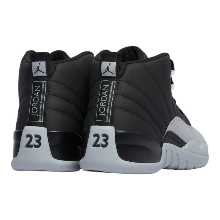Jordan 12 Retro Barons Black And Wolf Grey