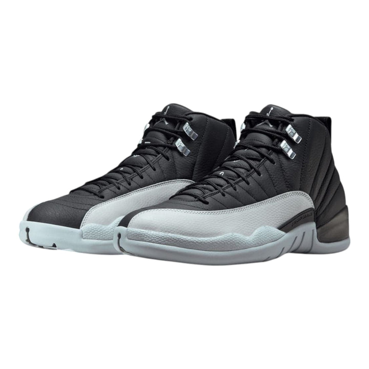 Jordan 12 Retro Barons Black And Wolf Grey