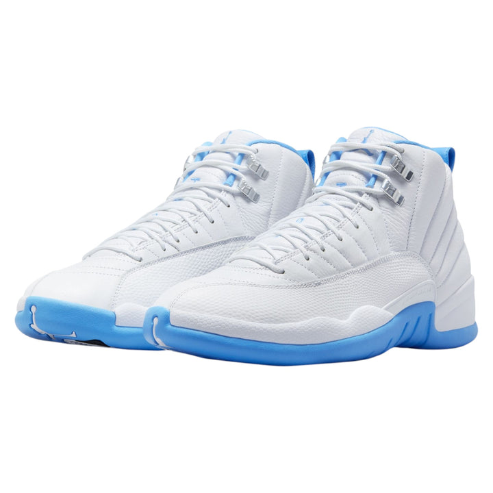 Air Jordan 12 RETRO "MELO"  White And University Blue