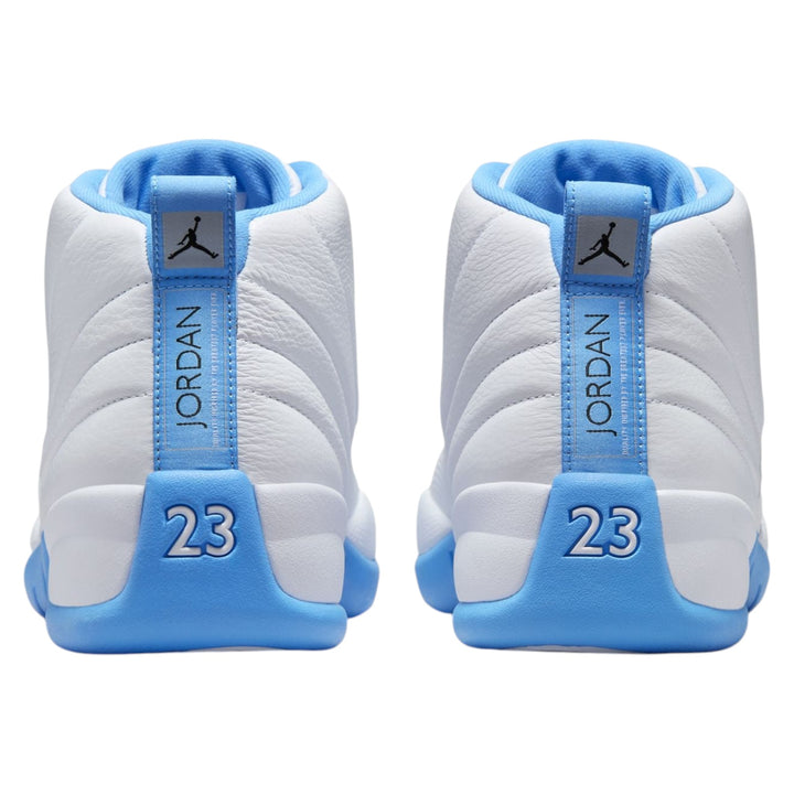 Air Jordan 12 RETRO "MELO"  White And University Blue