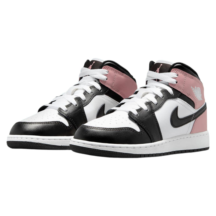 Jordan 1 Mid White Rust Pink Black