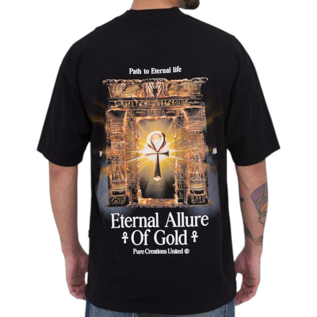 Pure Aurea Arch Tee Black