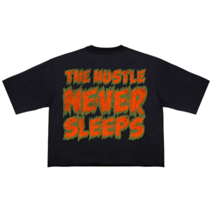 Roku The Hustle Cropped Tee Black