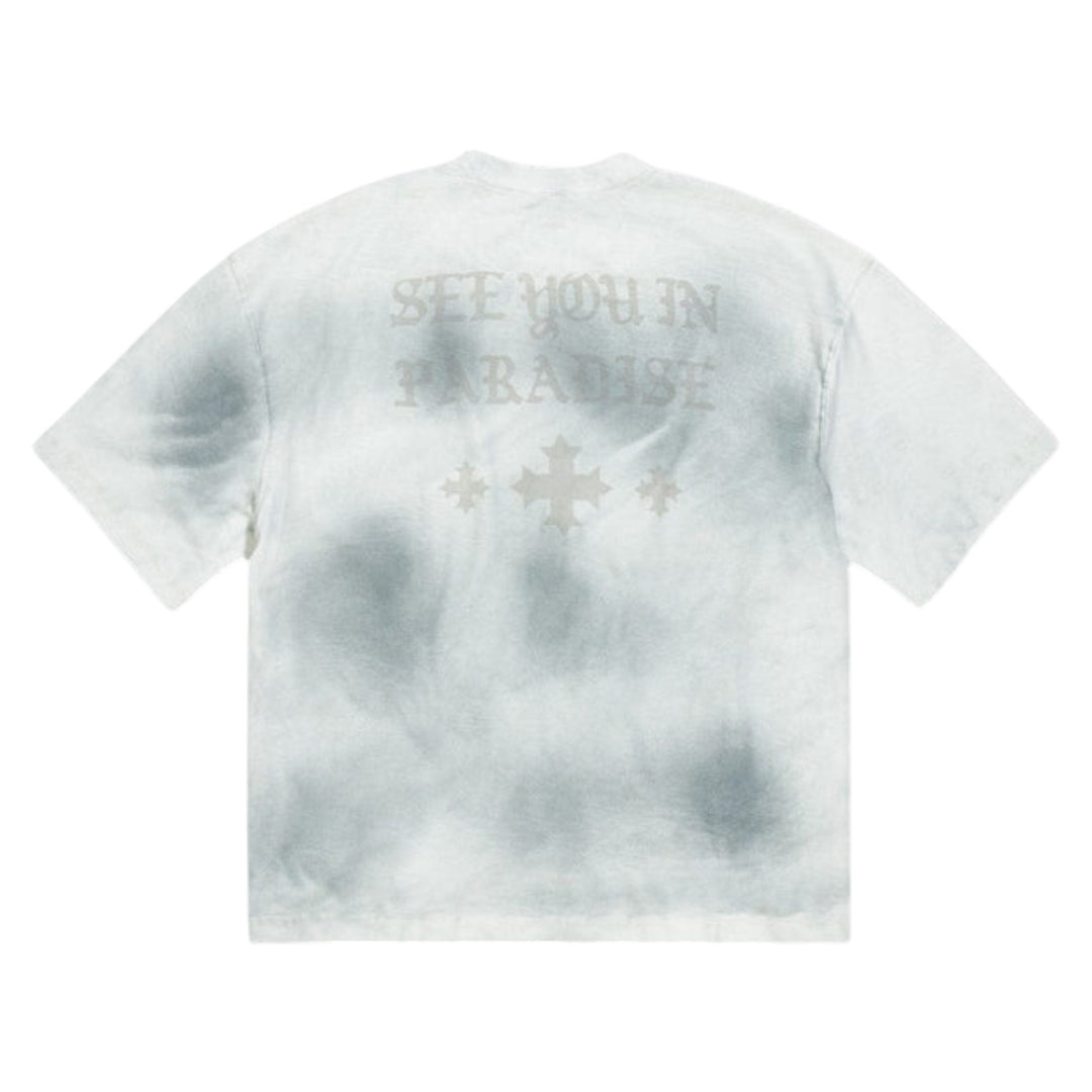 See You In Paradise Crop Tee Arctic Grey