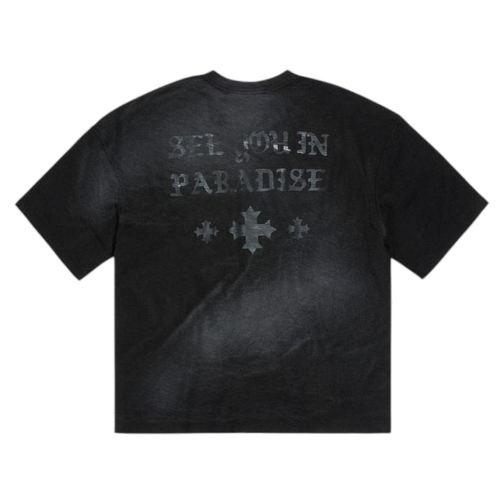 See You In Paradise Crop Tee Black Shadow