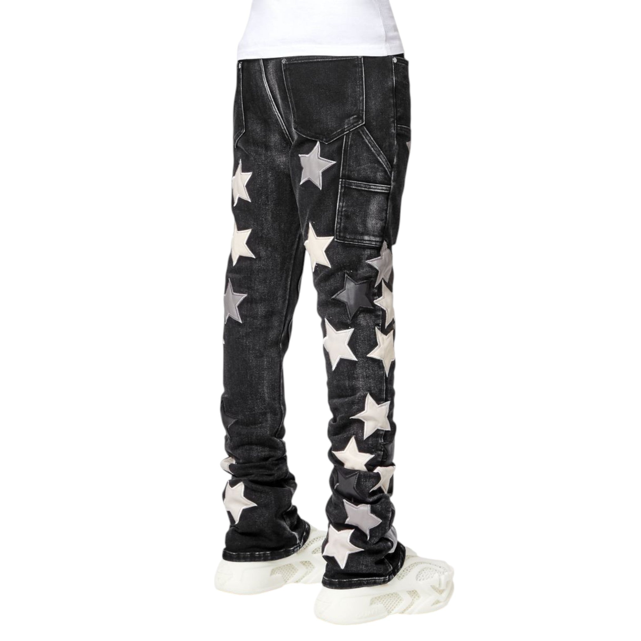 パンツ GUAPI obsidian black vintage stars denim Guapi Obsidian Black Vintage Stars Denim – Purple Carpet Miami