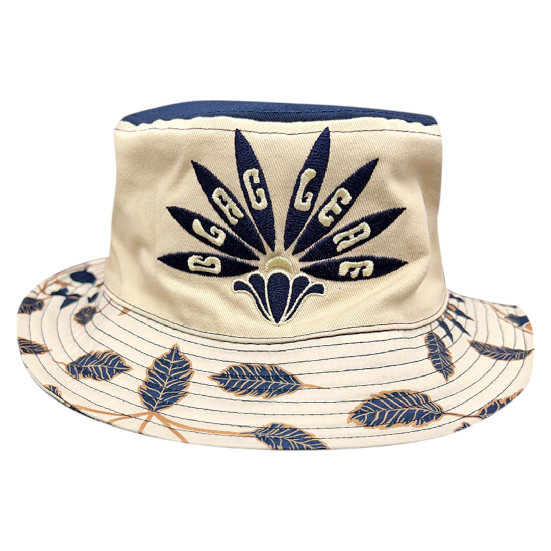 Blac Leaf Ricko Reversible Bucket Hat ,Ricko Embroidered Shirt Navy,Ricko Silk Short   Outfit Combo