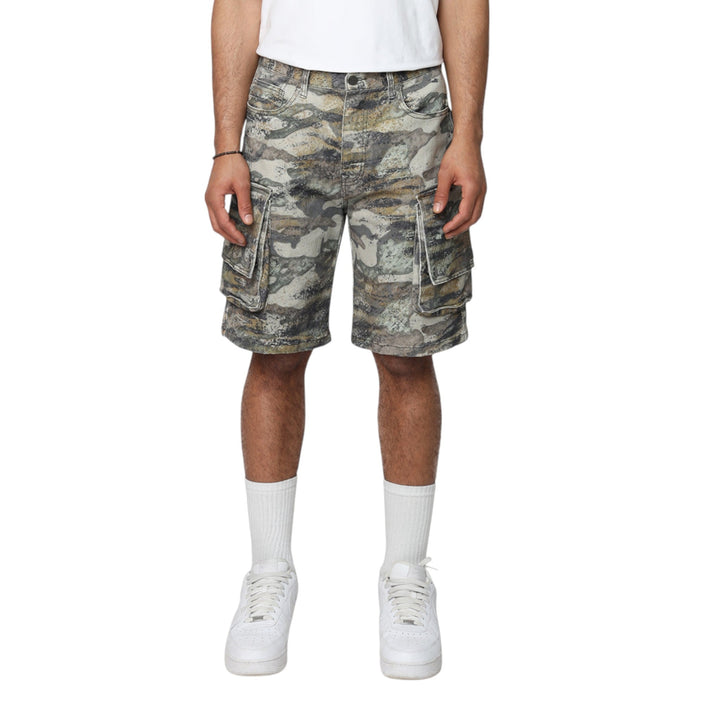 Dry Rot Building Blocks Tee Olive , Smoke Rise Utility Twill Short Olive  Outfit Combo