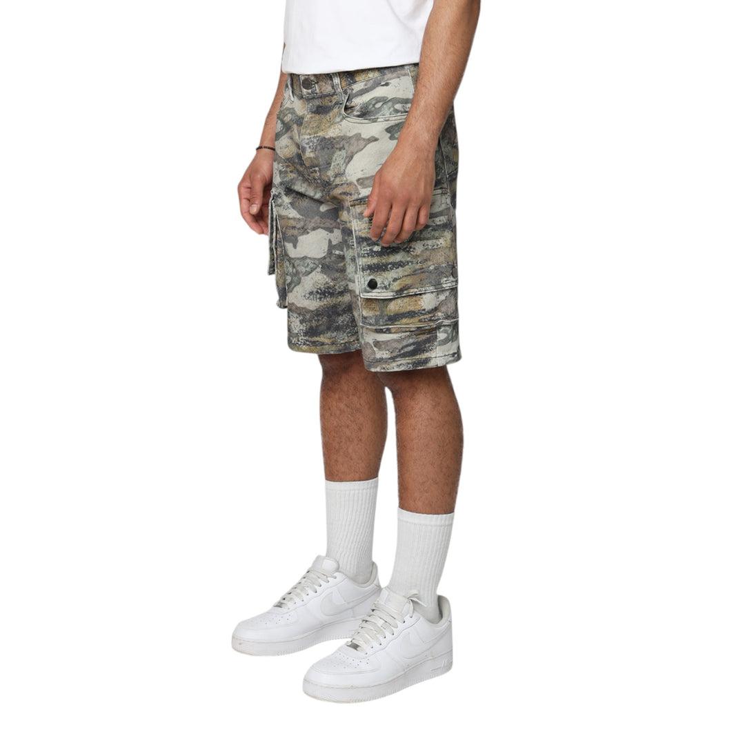 Smoke Rise Utility Twill Short Olive