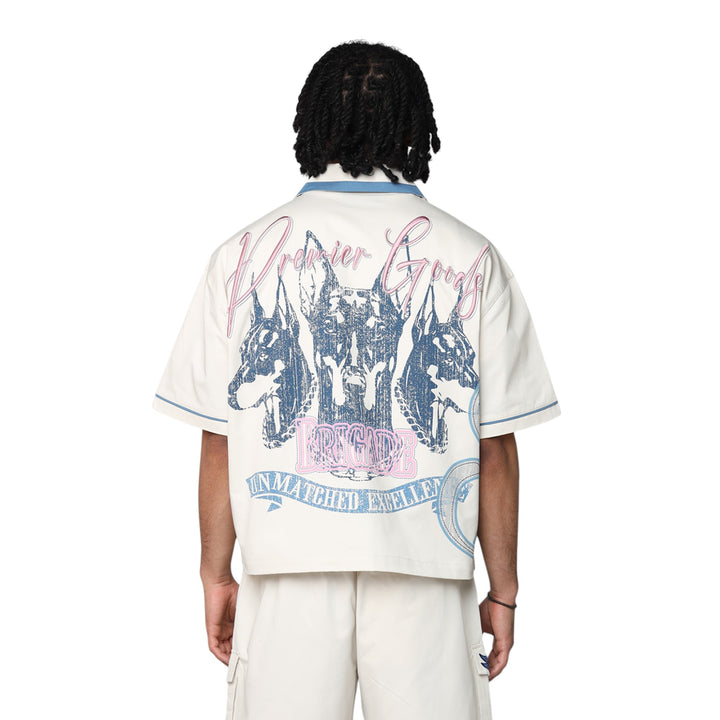 Smoke Rise Premier Crop Button Up Natural
