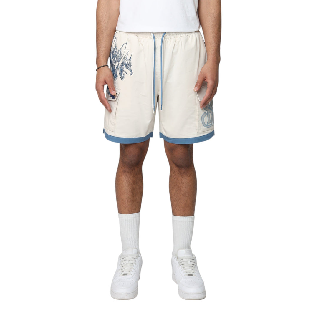 Premier Crop Button Up Natural & Smoke Rise Premier Short Natural (Hat not included)  Outfit Combo