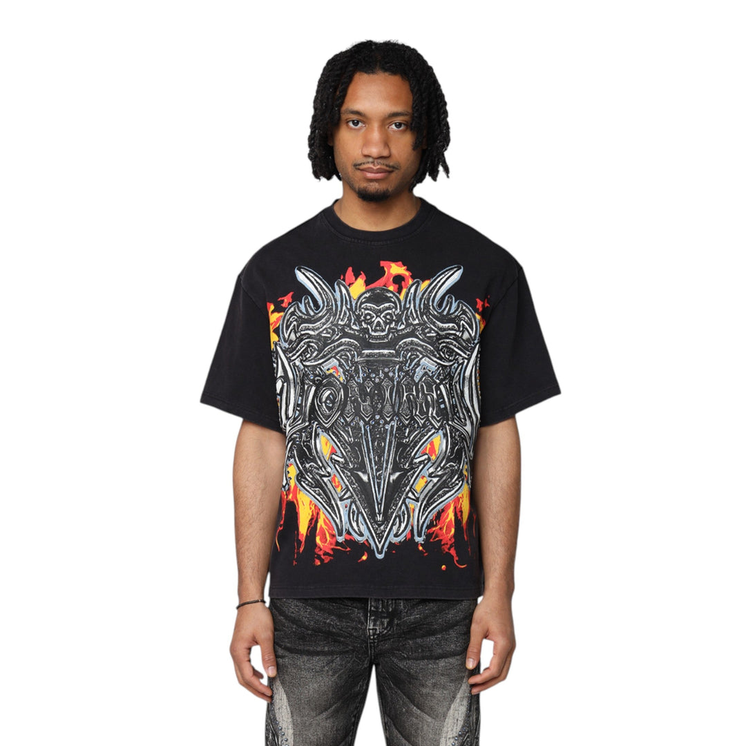 Smoke Rise Lumimous Tee Black, Waimea Slim Fit Jean Black Wash (Hat not included)  Outfit Combo