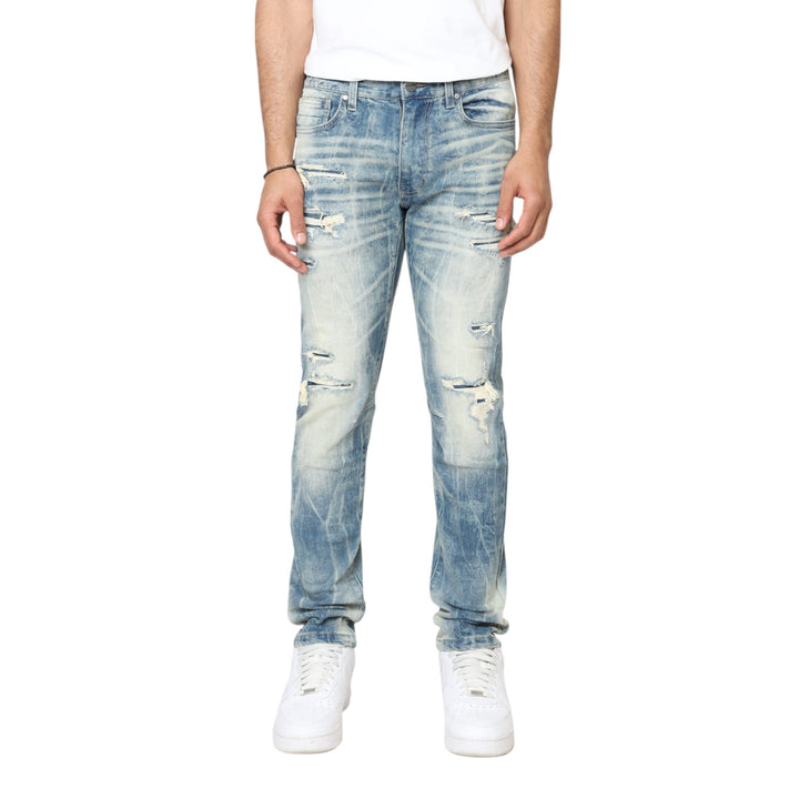 Smoke Rise Lumimous Tee & Smoke Rise Vintage Wash Jeans Mojave Blue  Outfit Combo