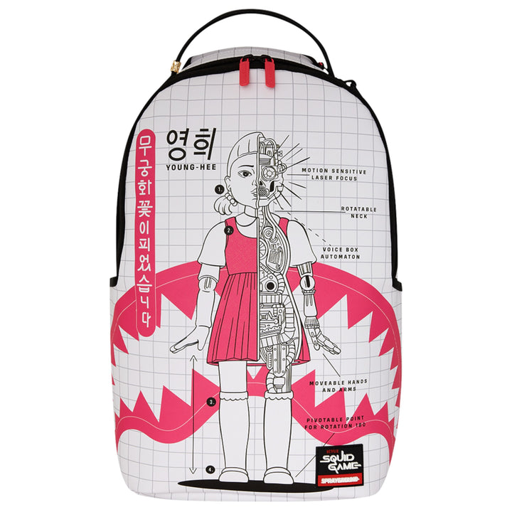 Sprayground Summer '25 SQUID GAME ROBOT GIRL DLXSV BACKPACK