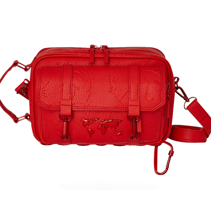 Sprayground Summer '25 JAMES GLOBAL RED CROSSBODY