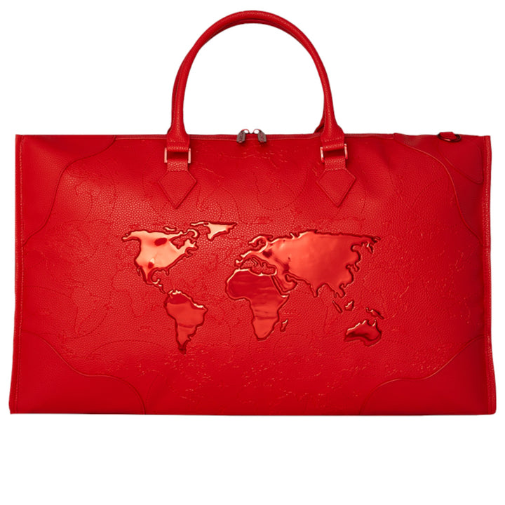 Sprayground Summer '25 JAMES GLOBAL RED PYRAMID LARGE DUFFLE