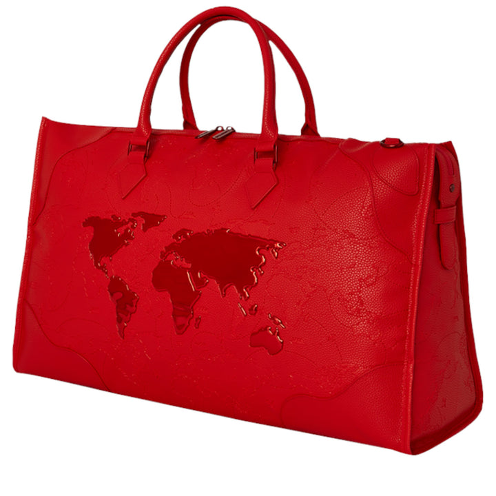 Sprayground Summer '25 JAMES GLOBAL RED PYRAMID LARGE DUFFLE