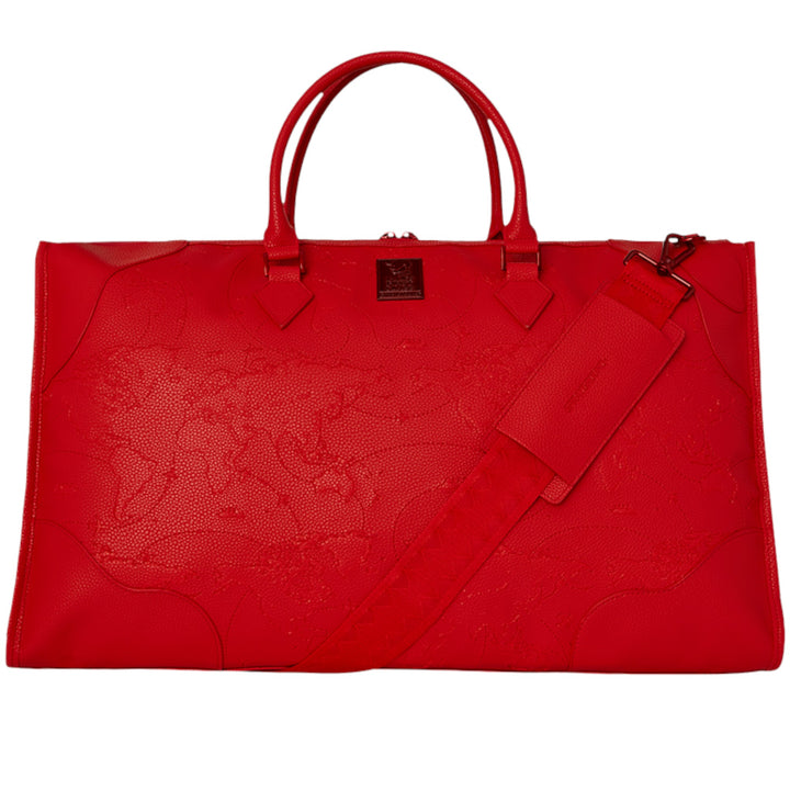Sprayground Summer '25 JAMES GLOBAL RED PYRAMID LARGE DUFFLE