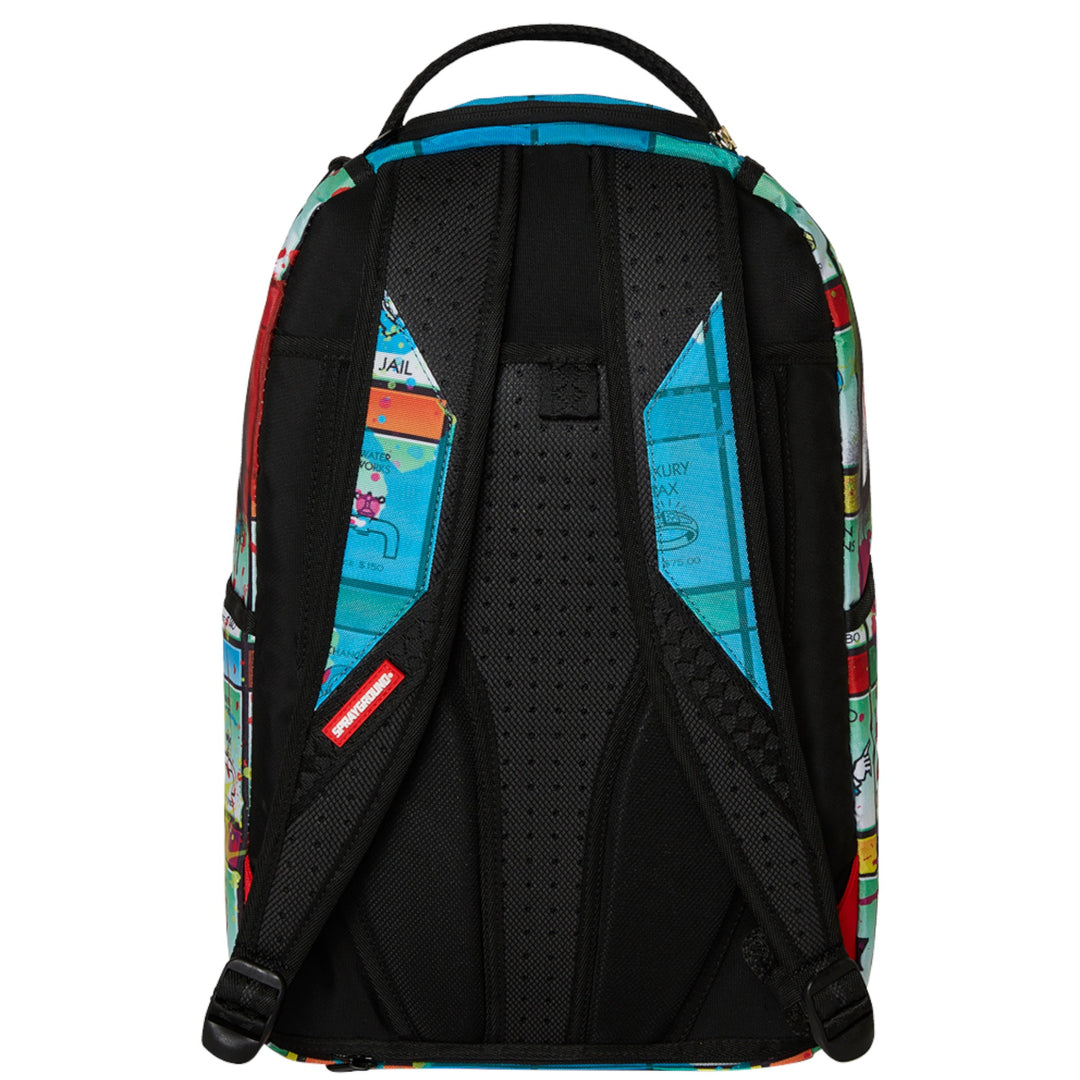 Sprayground Summer '25 MONOPOLY MAN SPRAYED BOARD DLXR BACKPACK