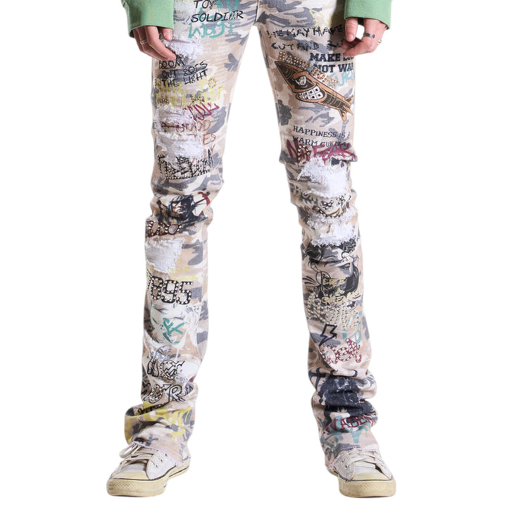 Waimea Stacked Jean Camo