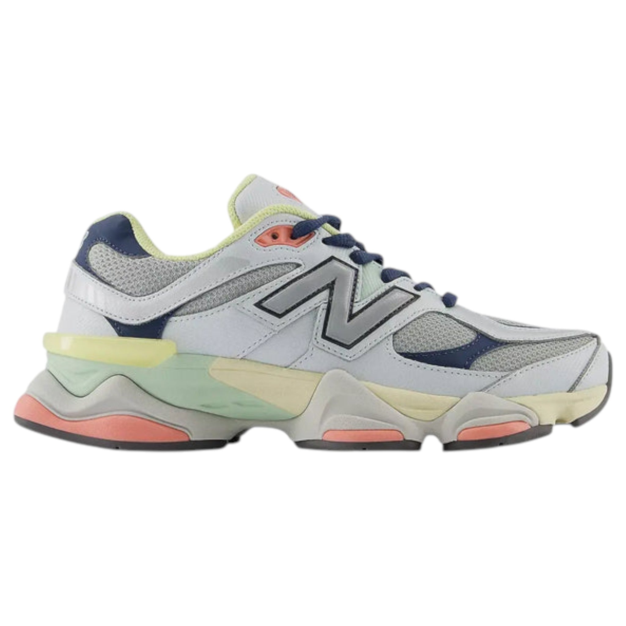 New Balance 9060 Grey Yellow Navy – Purple Carpet Miami