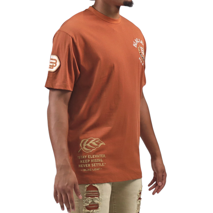 Blac Leaf Stay Elevated T-Shirt Big & Tall Rust