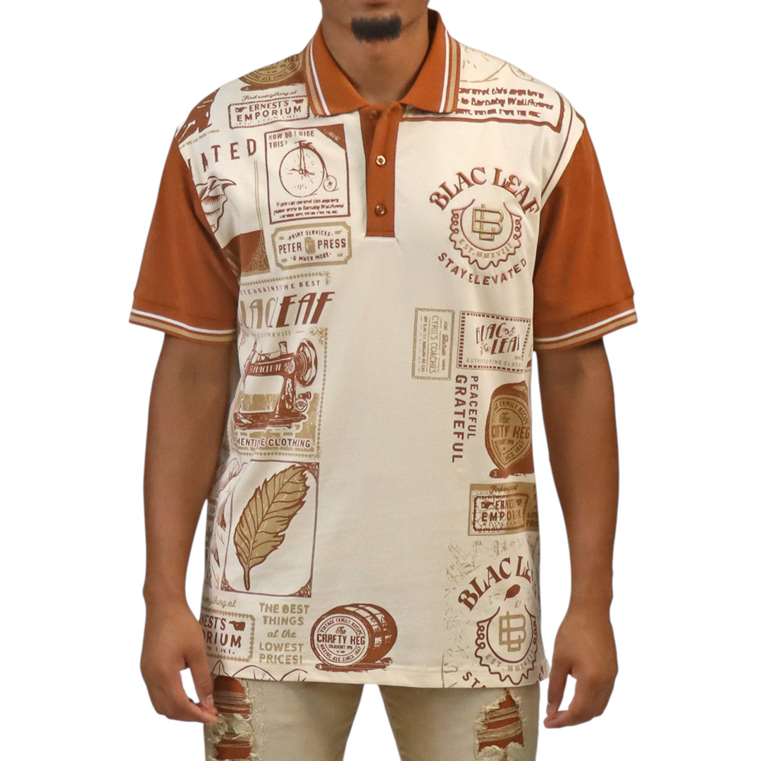 Blac Leaf Stay Elevated Reversible Bucket Hat & Polo Shirt & Denim Jeans  Bundle