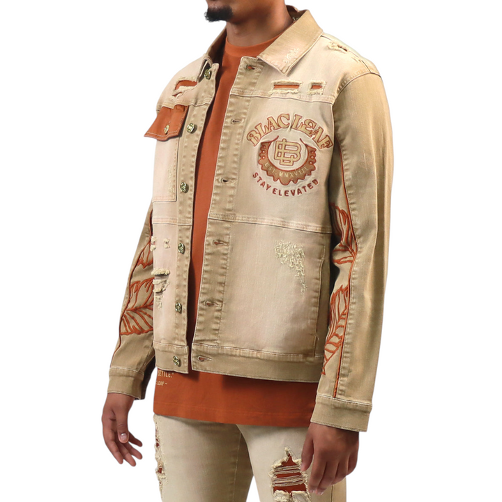 Blac Leaf Stay Elevated Denim Jacket Big & Tall