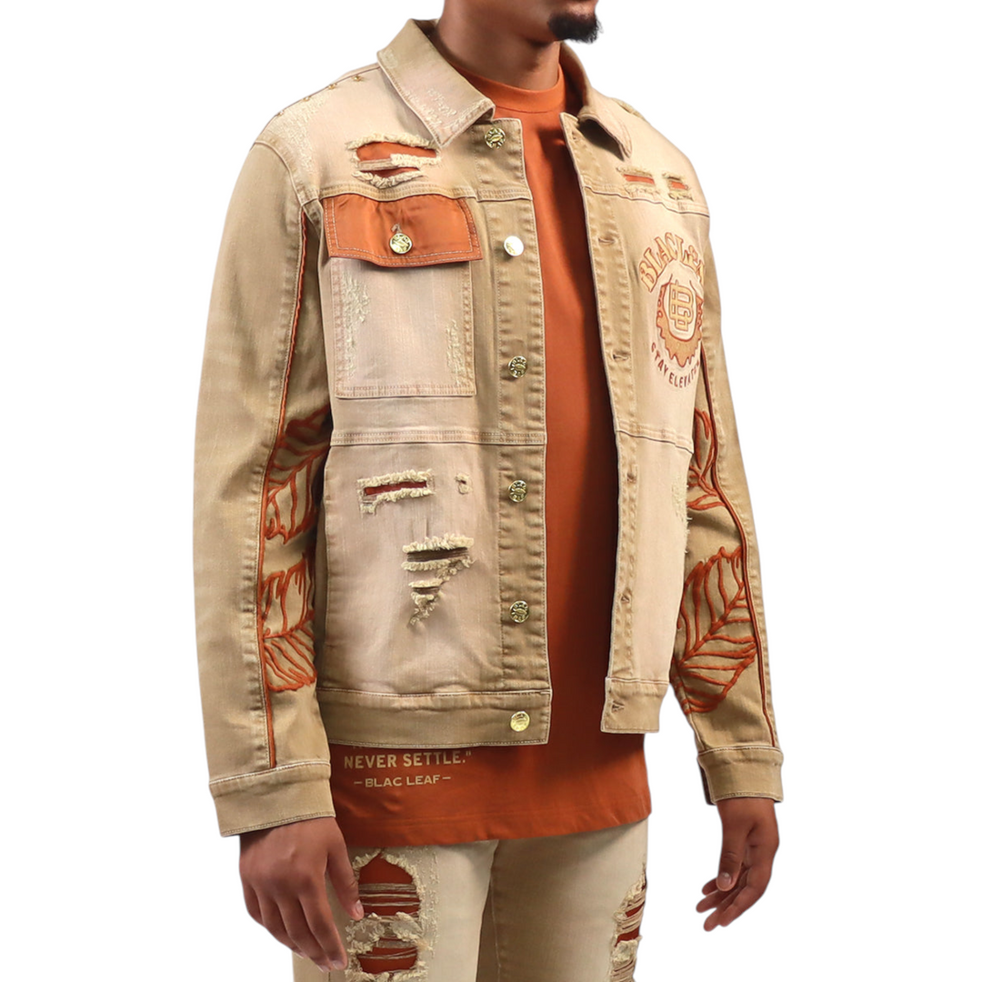 Blac Leaf Stay Elevated Denim Jacket Big & Tall