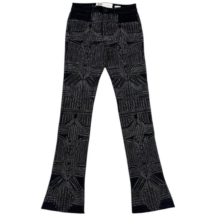 Waimea M8521D Stacked Fitted Jean Black