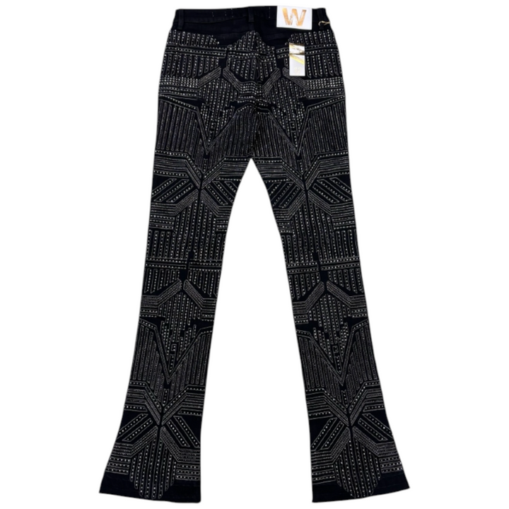 Waimea M8521D Stacked Fitted Jean Black