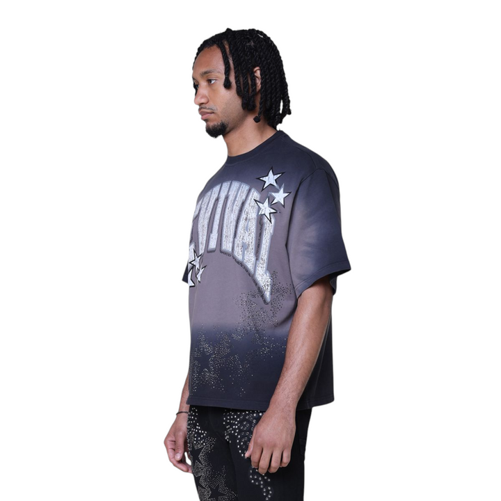 Smoke Rise Revival Stone Tee Black 1AA