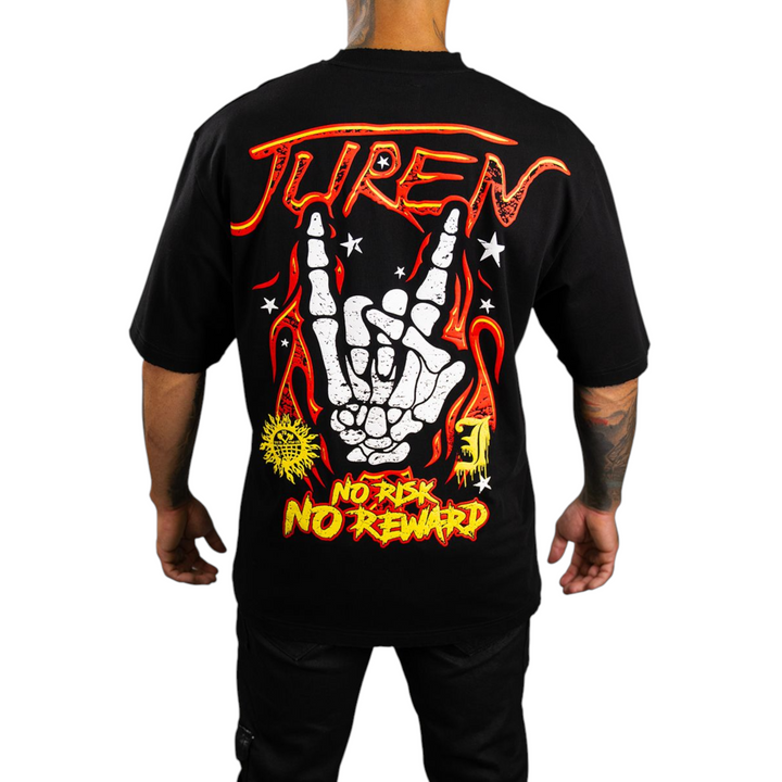 JUREN NO RISK NO REWARD BLACK SHIRT BIG & TALL