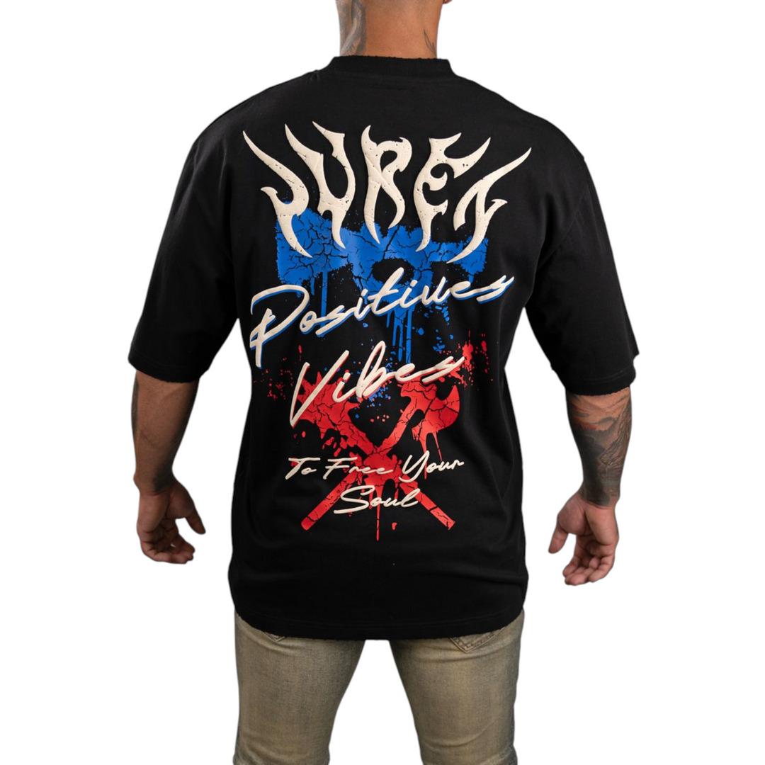 JUREN POSITIVE VIBES TO FACE YOUR SOUL SHIRT