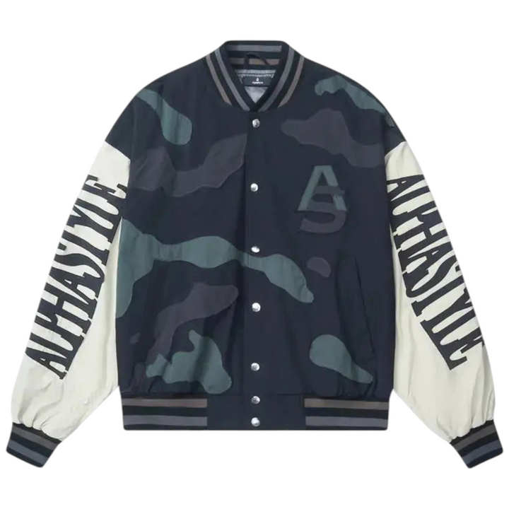 AlphaStyle Byers Camouflage Jacket Black
