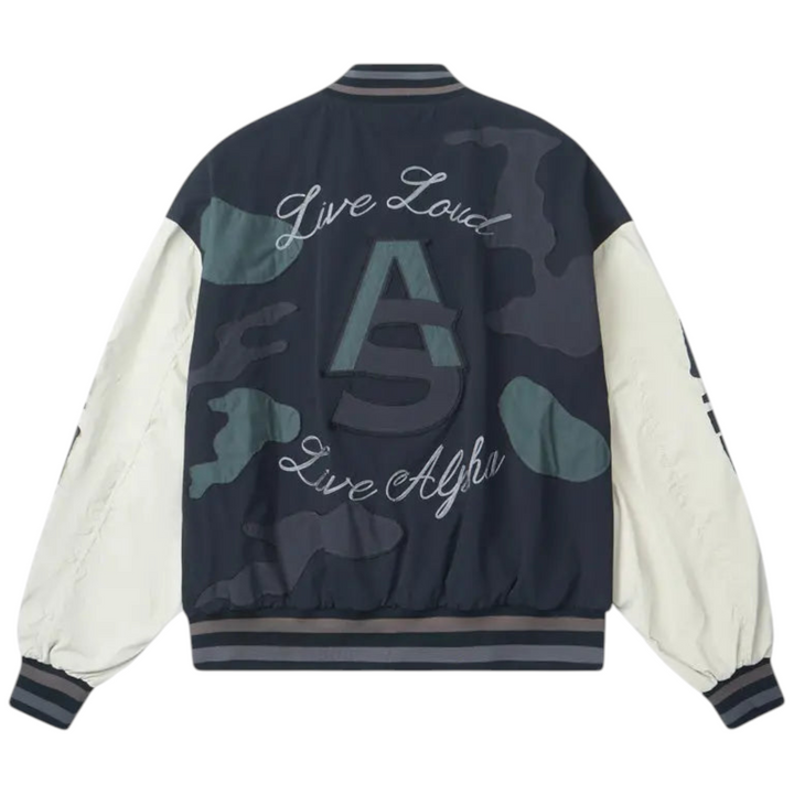 AlphaStyle Byers Camouflage Jacket Black