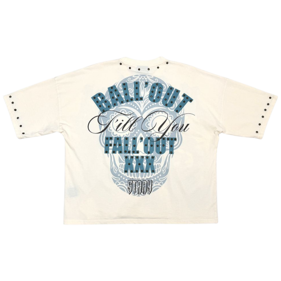 Stray Motivations Crop Tee Natural