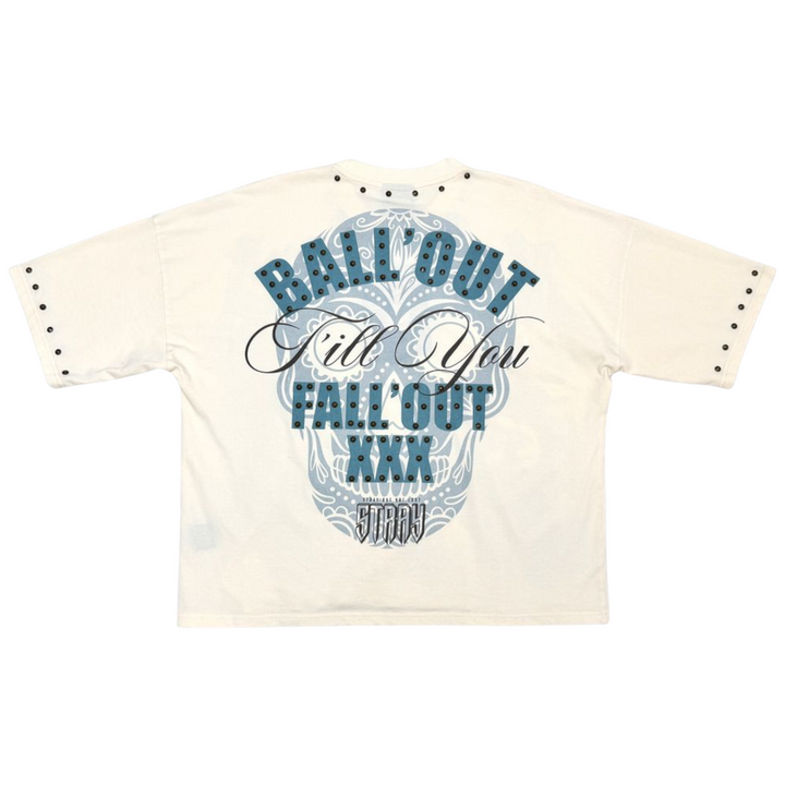 Stray Motivations Crop Tee Natural