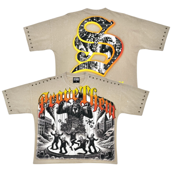 Stray Prove Them Crop Tee Desert