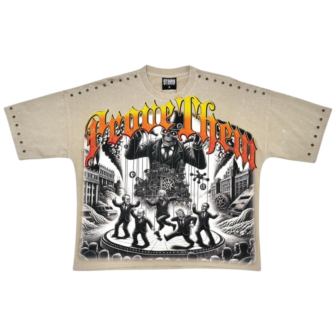 Stray Prove Them Crop Tee Desert