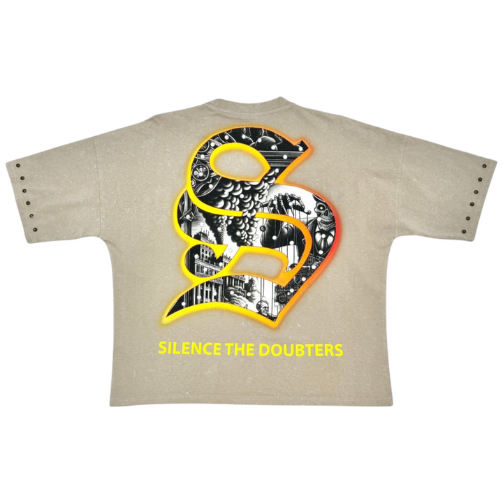 Stray Prove Them Crop Tee Desert