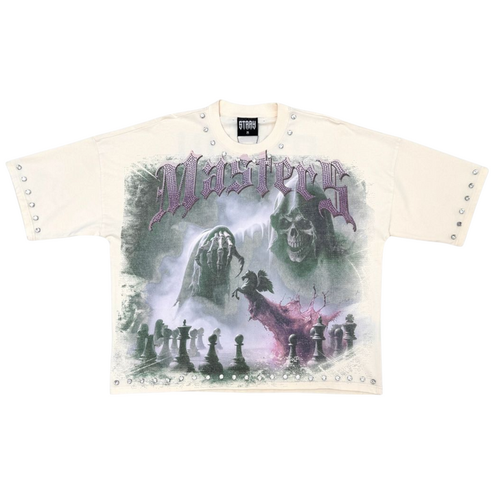 Stray Masters Crop Tee Natural