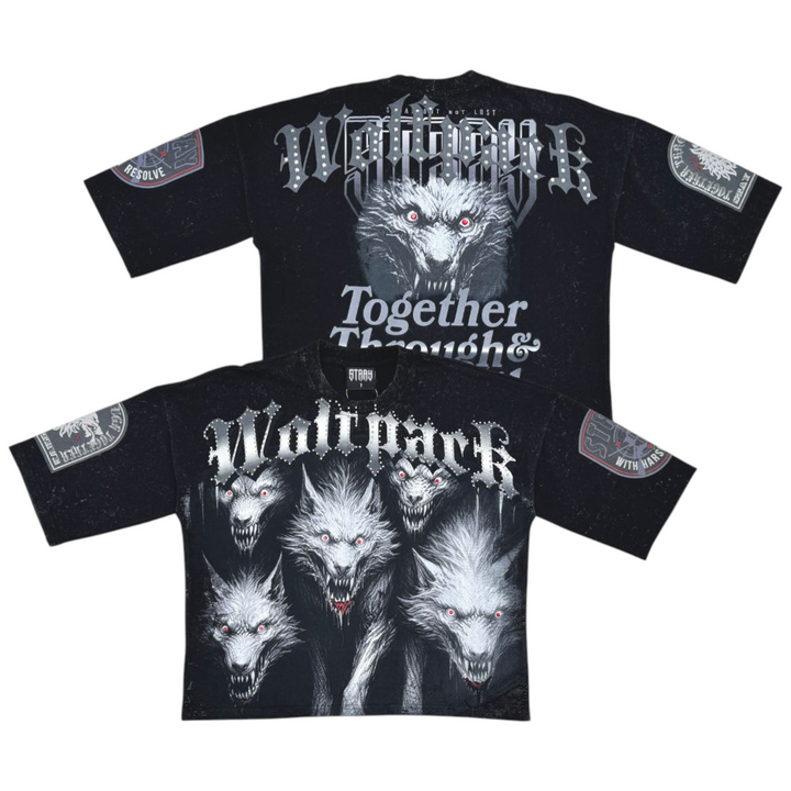 Stray Wolfpack 3/4 Sleeve Tee