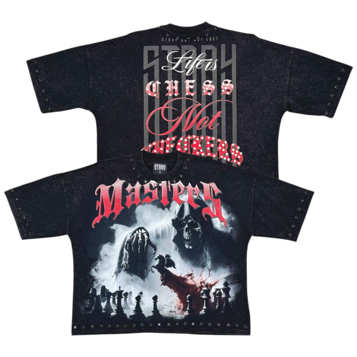 Stray Masters Crop Tee Black