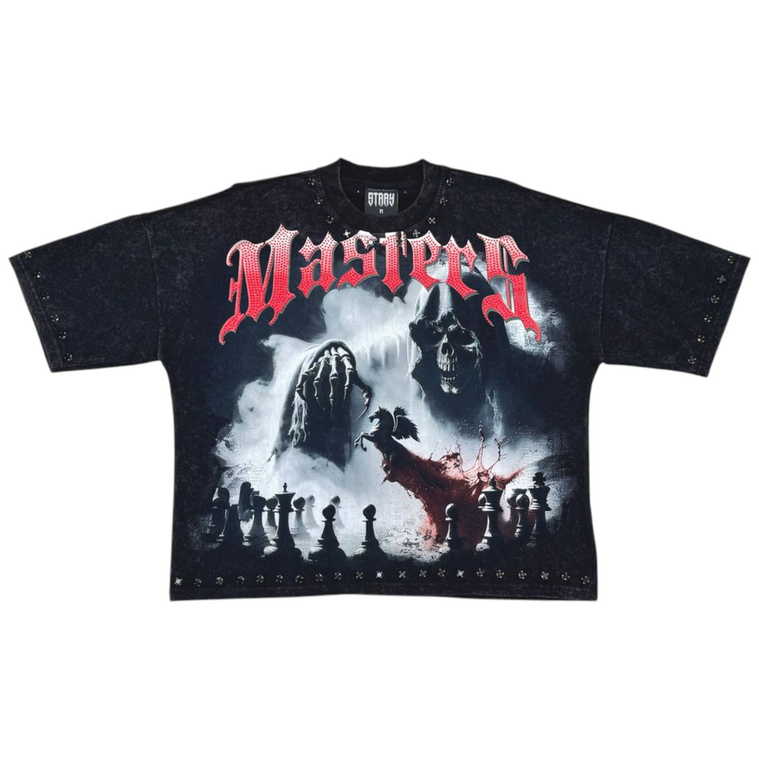 Stray Masters Crop Tee Black