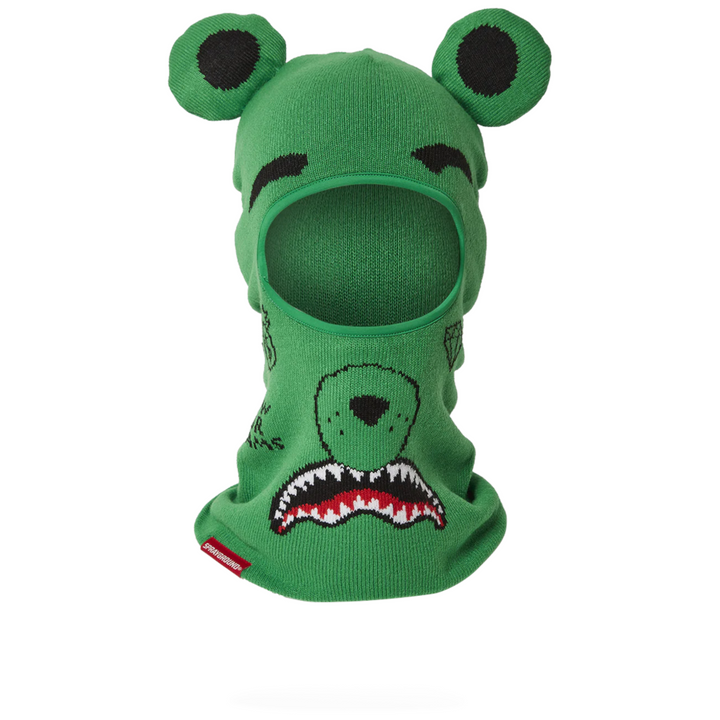 Sprayground Green Money Bear Ski Mask