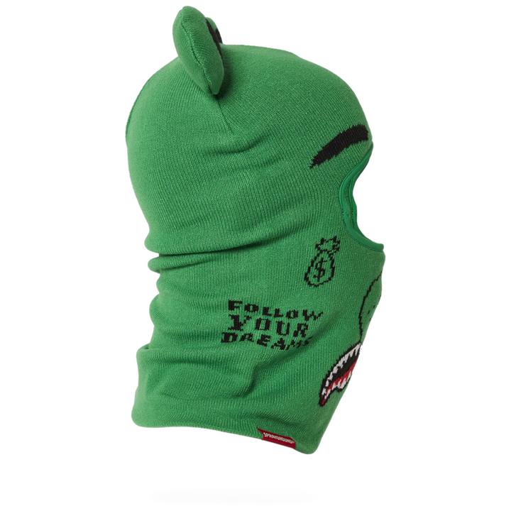 Sprayground Green Money Bear Ski Mask